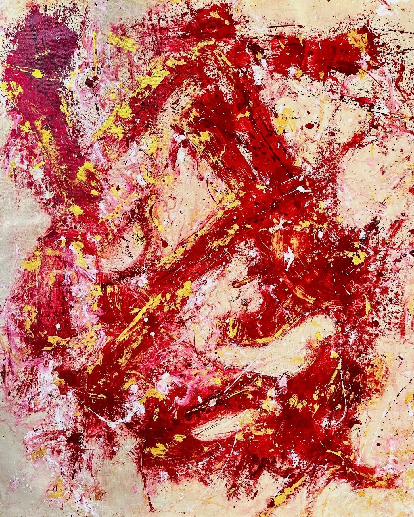Acrylic and mixed media on canvas