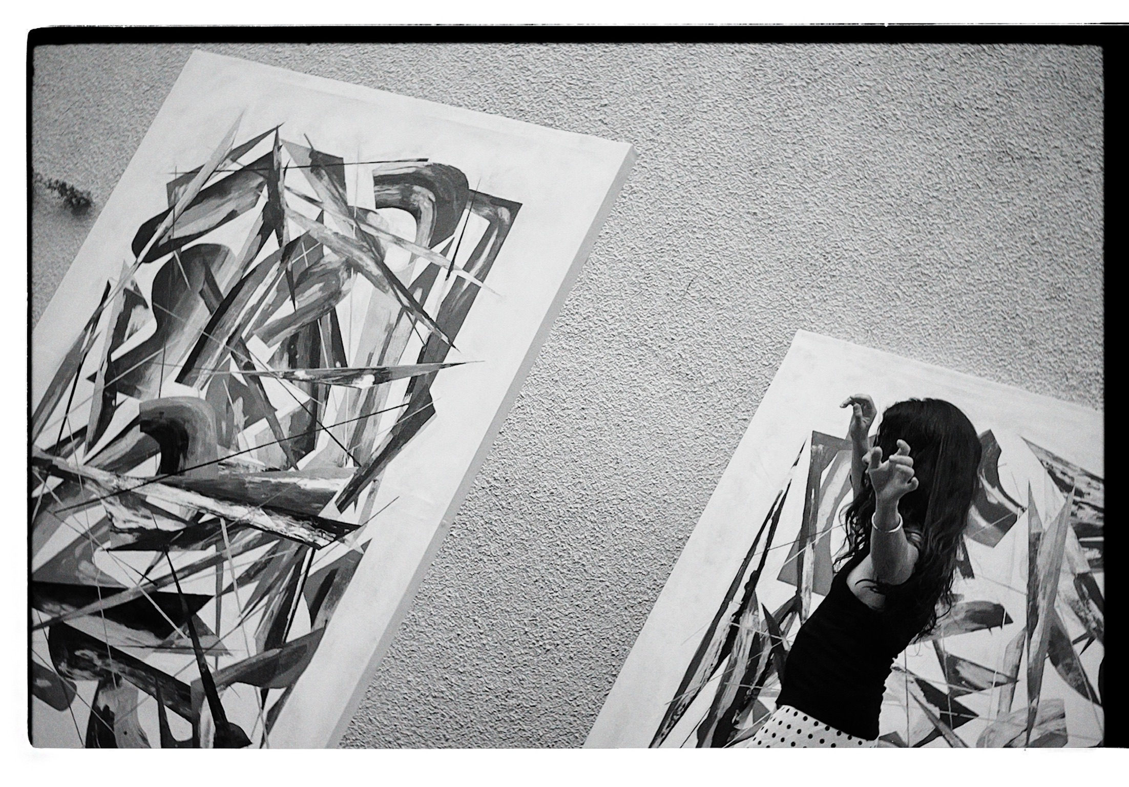 Abstract artwork by Annie Rios